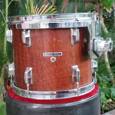 Pearl Tom Maple Shell 12" Tom 1980s Made In JAPAN Vintage Drum image 4