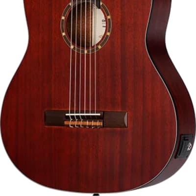 Ortega RCE125MMSN Thinline Acoustic-Electric Classical Guitar w/ Gig Bag image 2