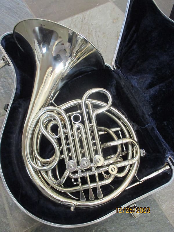 C. G. Conn 8D Double French horn. Made in USA Reverb