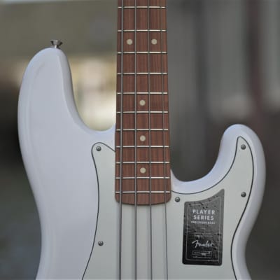 Fender Player Precision Bass PF - Polar White image 3