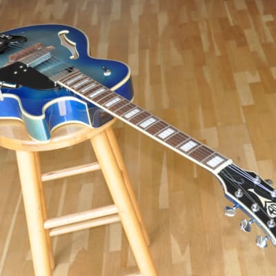 IBANEZ GB10EM JBB Jet Blue Burst / George Benson Signature / Artist Series / GB10EM-JBB image 3