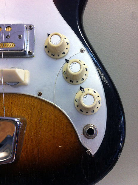 60's Vintage Audition (Teisco) Model 1010 Sunburst Electric 60's Vintage Audition (Teisco) Model 1010 Sunburst Electric