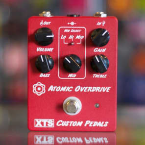XTS Atomic Overdrive ギターエフェクター XAct Tone Solutions Atomic Overdrive Pedal | Reverb