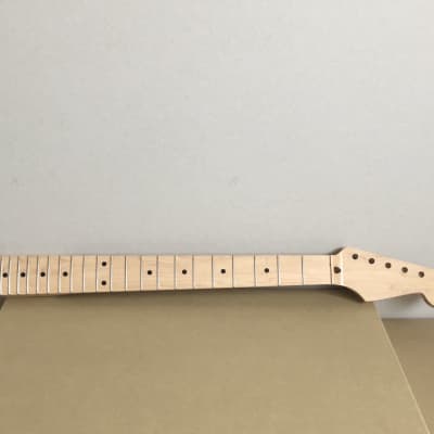 Vintage 50s Fender licensed Stratocaster Maple 7.25" Clear Lacquered Neck image 1