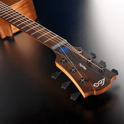 Lag Tramontane THV10DCE-LB | Dreadnought Cutaway Acoustic Electric Guitar with Hyvibe, Solid Cedar Top. New with Full Warranty! image 12