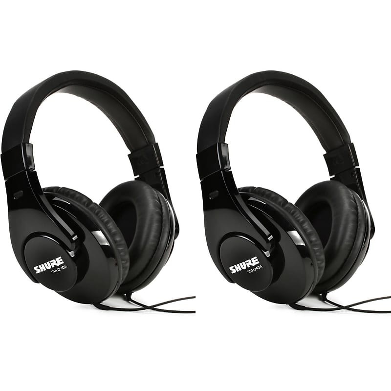 Shure SRH240A Closed-back Headphones - 2 Pack | Reverb