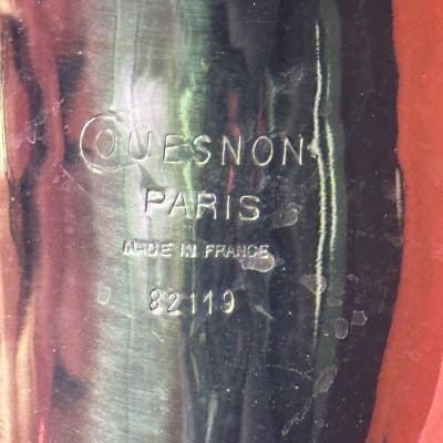 Couesnon Paris 3 Valve Eb Tuba, Top Action, Bell Front Right, Case image 20
