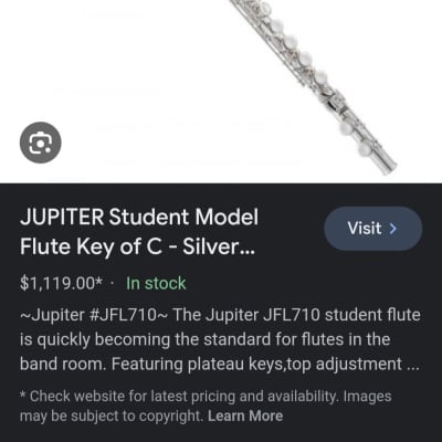 Jupiter JFL710 Flute image 3