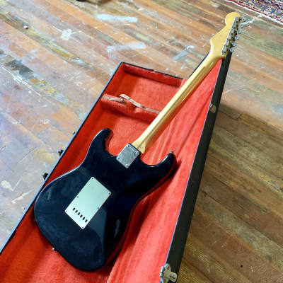 Fender E serial Stratocaster c 1980’s Blackie original vintage mij japan image 12