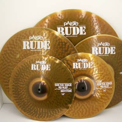 Paiste RUDE 5 Piece Cymbal Set/New With Warranty/RARE Sizes!/Model # 112BS17 image 1