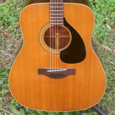1972 FG-180 Jumbo Dreadnought Red Label MIJ Nippon Gakki +Yamaha Rocket Hard Case image 2