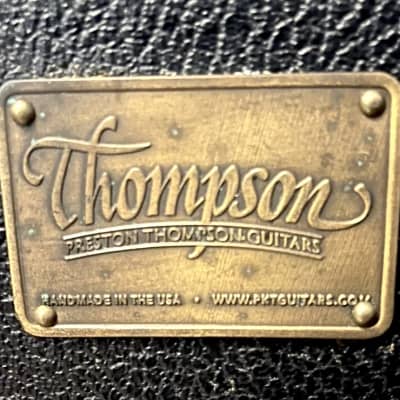 Preston Thompson Custom 12 Fret Slot Head Dreadnaught Acoustic Flattop Guitar , Adirondack Top, AAAA Shipwreck Quarter Sawn Straight Grain Brazilian Rosewood Body 2016 Natural image 2