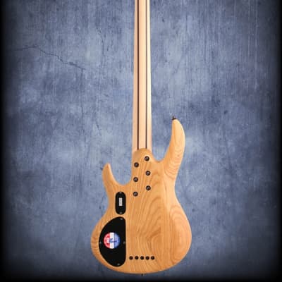 ESP LTD B205SM-FL Fretless 5 String Electric Bass Guitar Natural Satin image 5