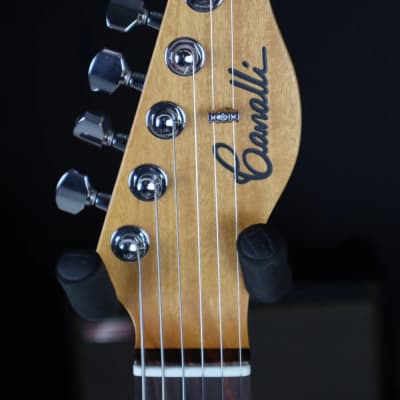 Canalli Spalted SS, MBit Custom Shop, Reclaimed / Exotic Woods, Stainless Steel Tremolo Bridge, Hand-wound Pickups, Brazilian, Superstar Style image 11