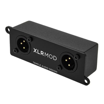 NEW TEMPLE AUDIO XLR PASS THRU MODULE MALE + MALE image 9