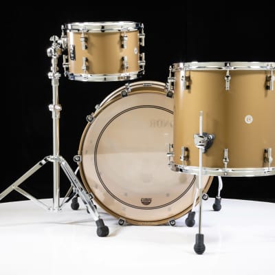 Sonor SQ1 22" 3-piece Shell Pack - Satin Gold Metallic image 3