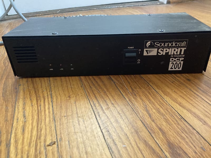 Soundcraft DCP 200 PSU mid-to-late 90s - black | Reverb