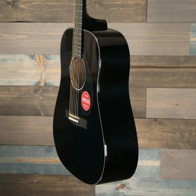 Fender CD-60S Dreadnought Acoustic Guitar  Black Walnut Fingerboard image 4