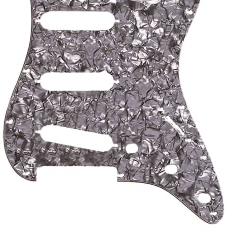 Photos - Guitar Fender Pickguard Stratocaster SSS 11Hole Mount Black P... Standard 