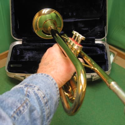 Conn Director Elkhart Trumpet  - Refurbished - Original Conn Case and Conn 4 Mouthpiece image 14