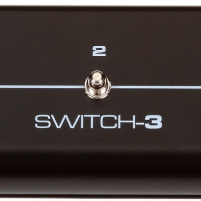 TC-Helicon Switch-3 3 Button Footswitch image 1