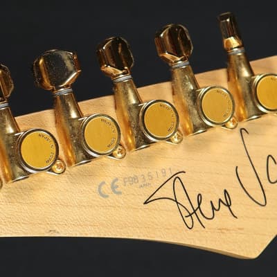 Ibanez Steve Vai Owned/Signed JEM JEM7V-WH White Electric Guitar w/ OHSC LI Practice Guitar image 11