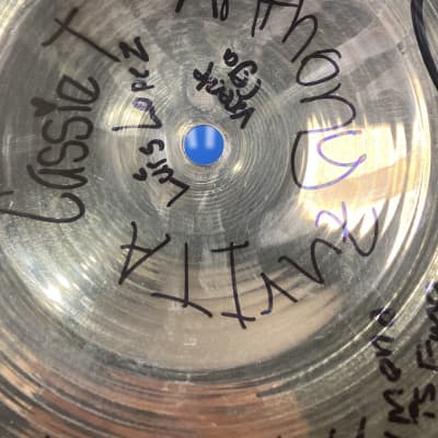 Sabian Carmine Appice's 20" Xs Rock Ride, Signed by School of Rock, Autographed (#19) image 10