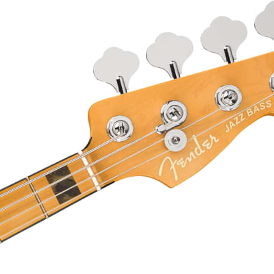 Fender American Ultra Jazz Bass with Maple Fretboard, Cobra Blue image 6