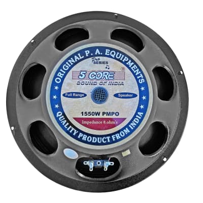 5 Core 12" Inch PA DJ Audio Subwoofer PAIR Replacement Speaker 1550 W , 8 Ohm , 60 oz Magnet -FR 12155 2pcs image 9