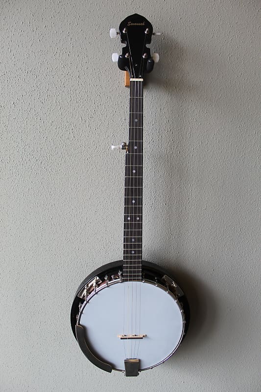 Brand New Savannah SB-100 24 Bracket 5 String Resonator Banjo with Gig Bag image 1