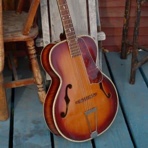 1941 Kay-made Silvertone Crest Archtop Guitar image 1