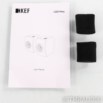 KEF LS50 Meta Bookshelf Speakers; Black Pair image 7