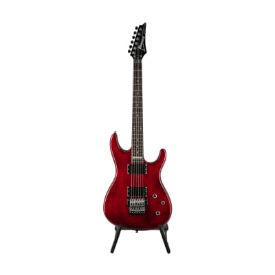 Ibanez JS100 Joe Satriani Signature Electric Guitar, Transparent Red, I120623597 for sale