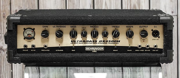 ベース Beringer Ultrabass BX4500H BEHRINGER / ベースアンプヘッド BX4500H - YouTube