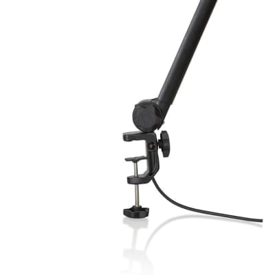 Gator Frameworks GFW-MICBCBM4000 Deluxe Desk-mounted Broadcast Microphone Boom  Arm