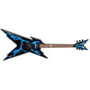 Dean RZR LTNG Dimebag Razorback Lightning Guitar, Pau Ferro Fretboard, Blue Lightning