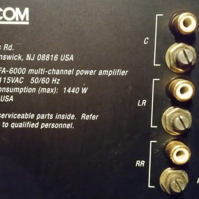 Adcom GFA-6000 5 Channel Power Amplifier Excellent image 4