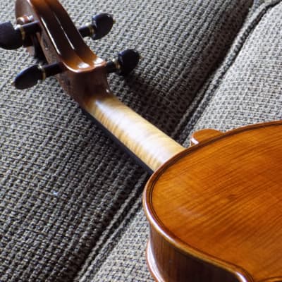 Handmade Soloist level Violin, 2022 Dark Brown, Built in USA by Crow Creek Fiddles image 13