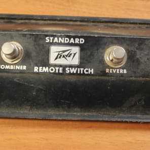Vintage Peavey Standard Remote Footswitch 4 Button 6 pin MIDI cable image 1