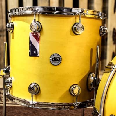 DW Collector's Series Drum Set, Amber Satin Oil SO# 1104135 image 5