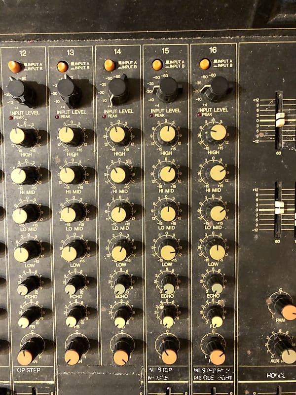 Yamaha Vintage MQ1602 16 Channel Mixing Board - Wood and Yamaha Vintage MQ1602 16 Channel Mixing Board - Wood and