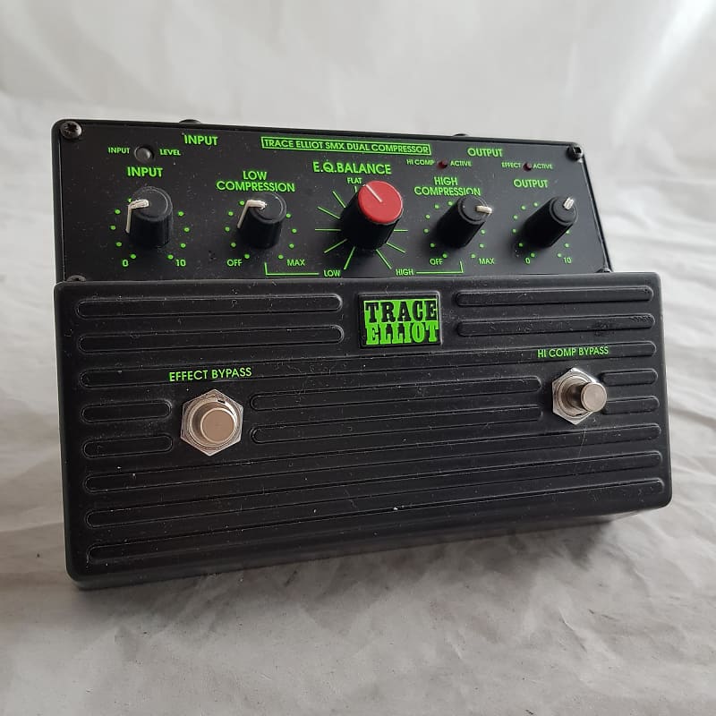 TRACE ELLIOT SMX Dual Compressor コンプレッサー Trace Elliot SMX DUAL COMPRESSOR test - YouTube