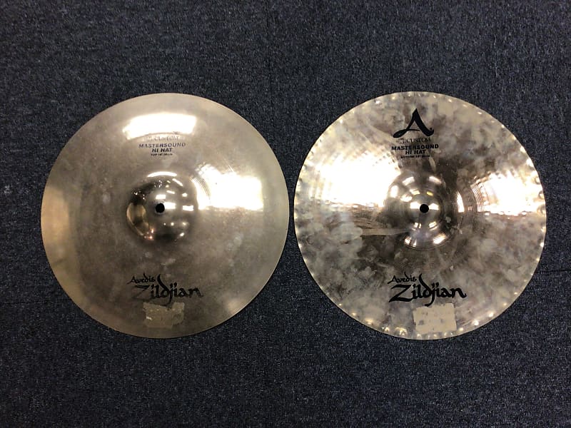 Used Zildjian A CUSTOM MASTERSOUND HIHAT PAIR 14 in. image 1