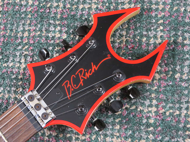b.c rich エレキギター　kahler flyer ジャンク品 BC Rich Son of Beast Black/Red w/Kahler Flyer! w/Coffin Case
