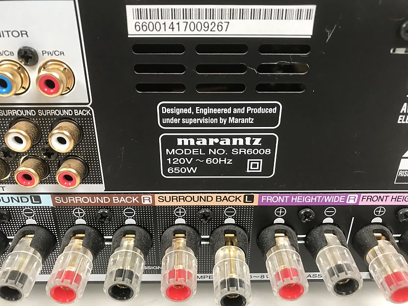Marantz AVサラウンドレシーバー ブラック SR-6008/FB Marantz SR6008 7.2-channel home theatre receiver with Apple