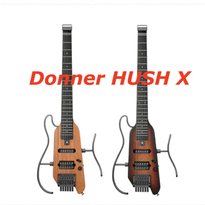 Donner Hush-x Guitar エレキギター Donner HUSH™ X Electric Guitar Kit for Travel