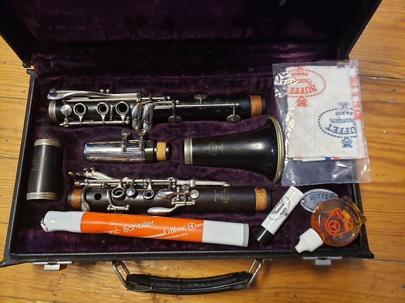 Vintage Buffet Crampon R13 Bb Clarinet W New Valentino Masters