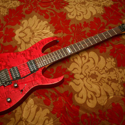おすすめ RG20062 Prestige Ibanez Red Only Edition Limited Top Puzzle ギター
