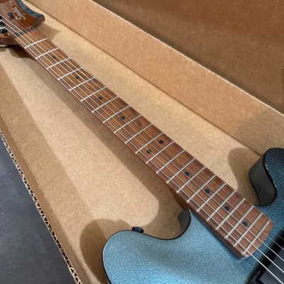 Fender Squier Contemporary Active Starcaster Semi Hollow body Electric Guitar - Gunmetal Metallic image 7