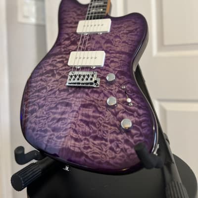 Warmoth Fender Jazzmaster 2023 - Purple Quilt | Reverb
